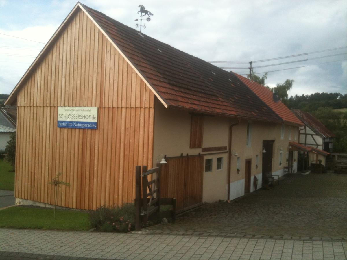 Ferienwohnung Schloessershof Borler Exterior foto